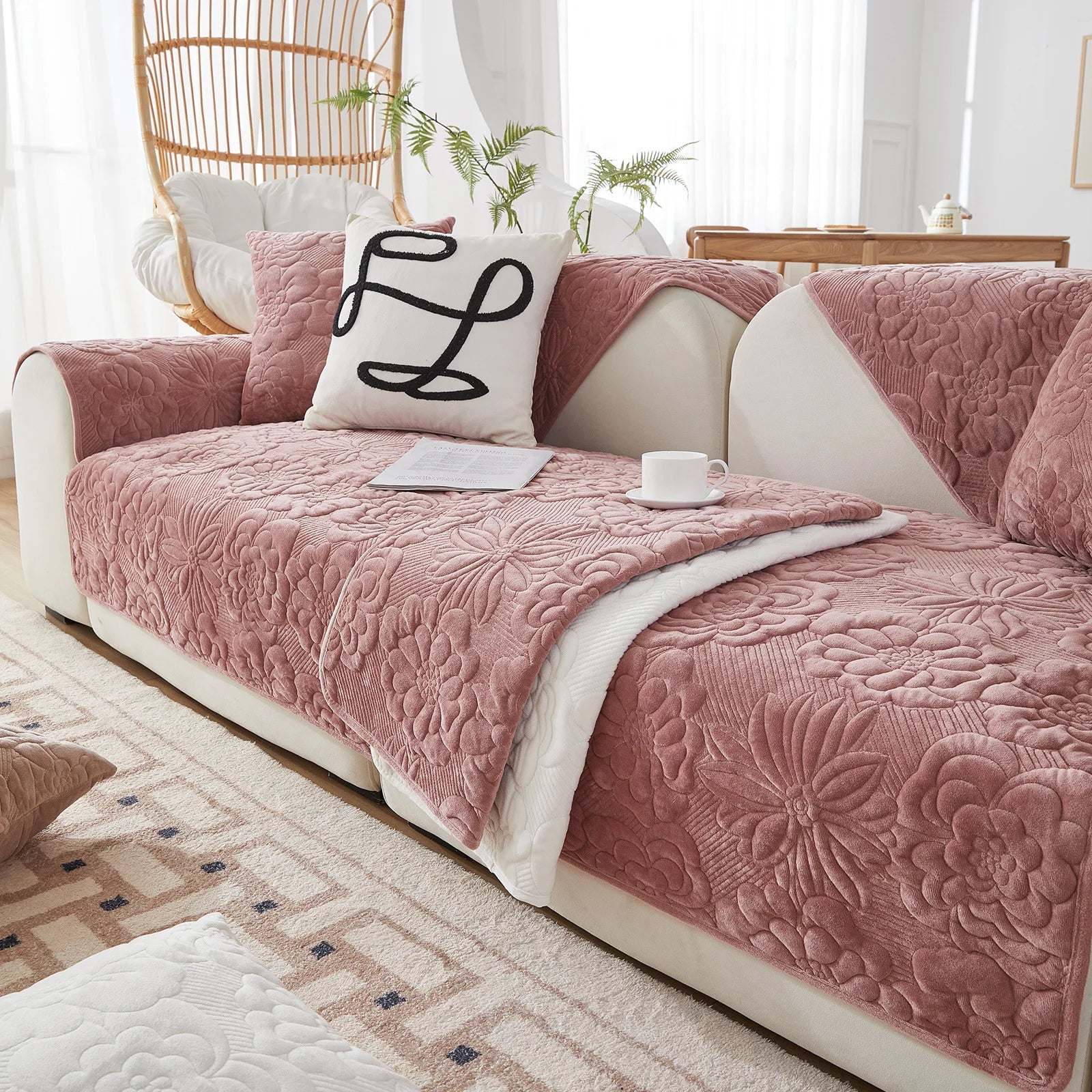 New Plush Sofa Cushion Cover - Image 10