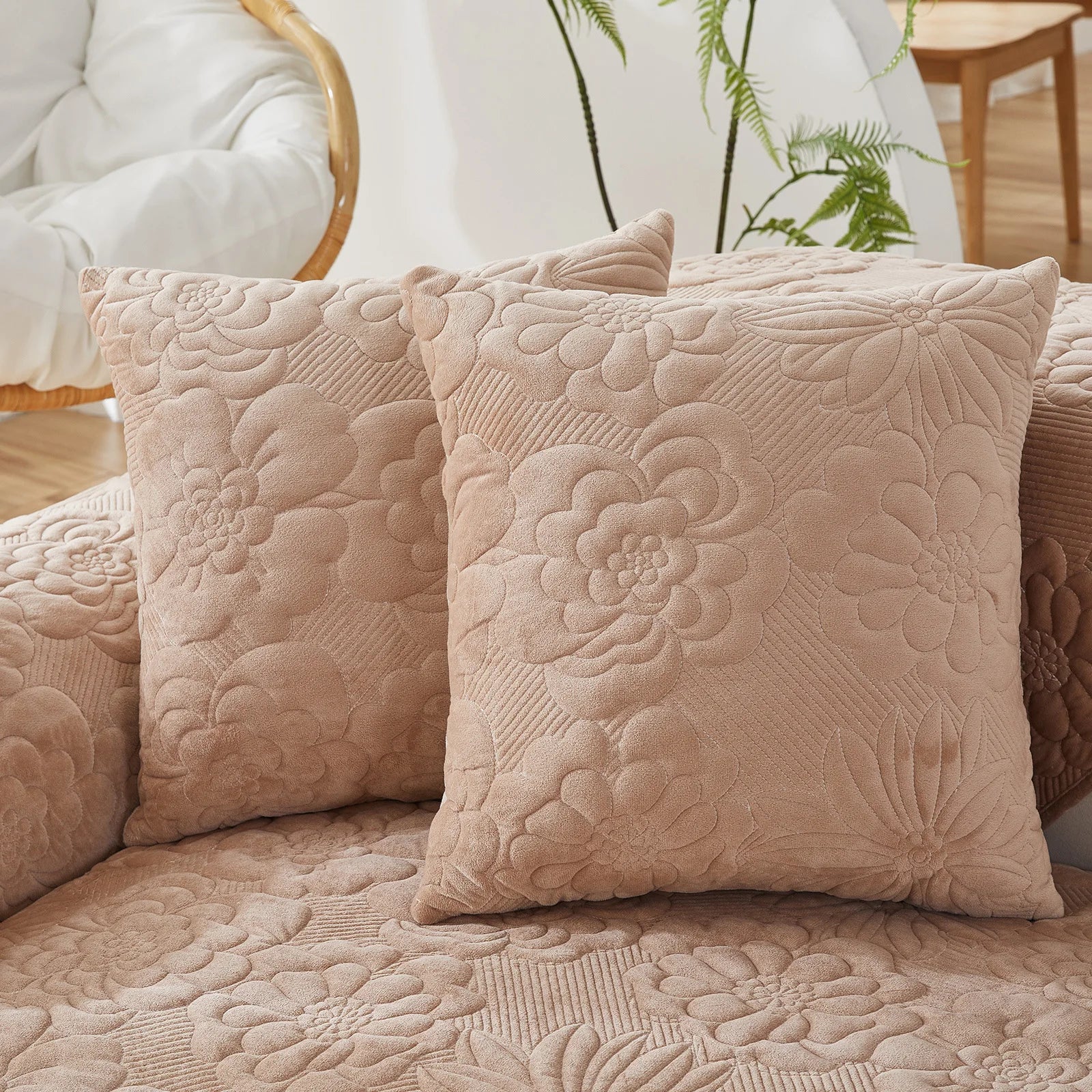 New Plush Sofa Cushion Cover - Image 3