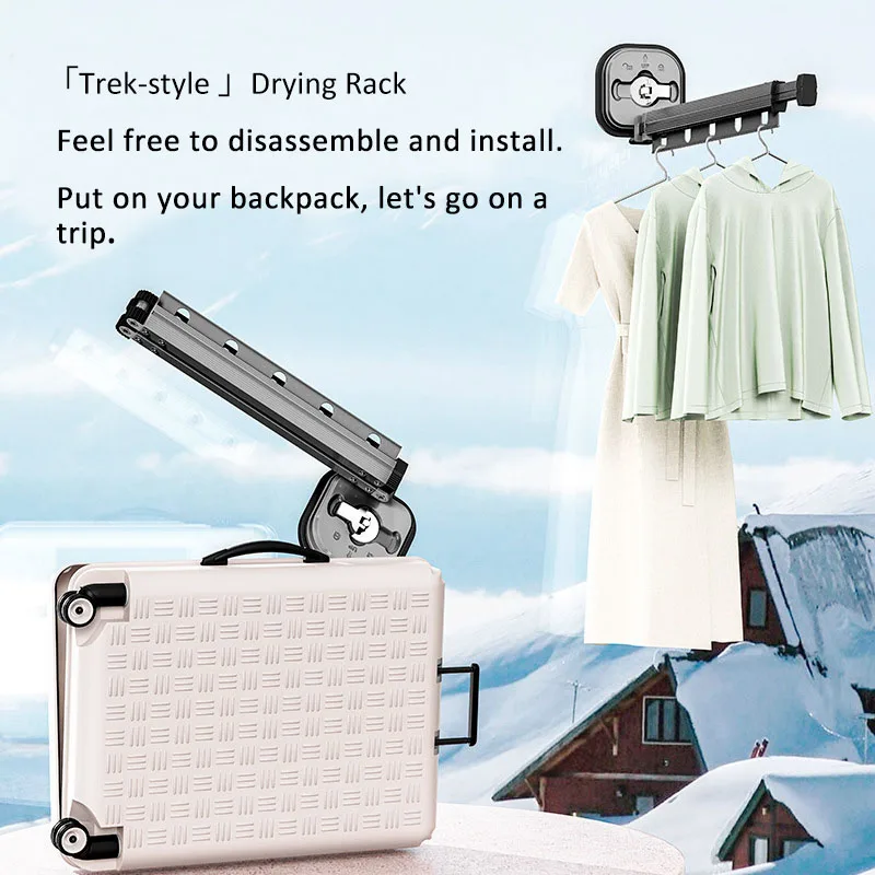 No-drill Foldable Drying Rack - Image 2