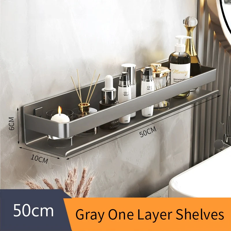 No-Drill Organizing Shelf Rack - Image 11