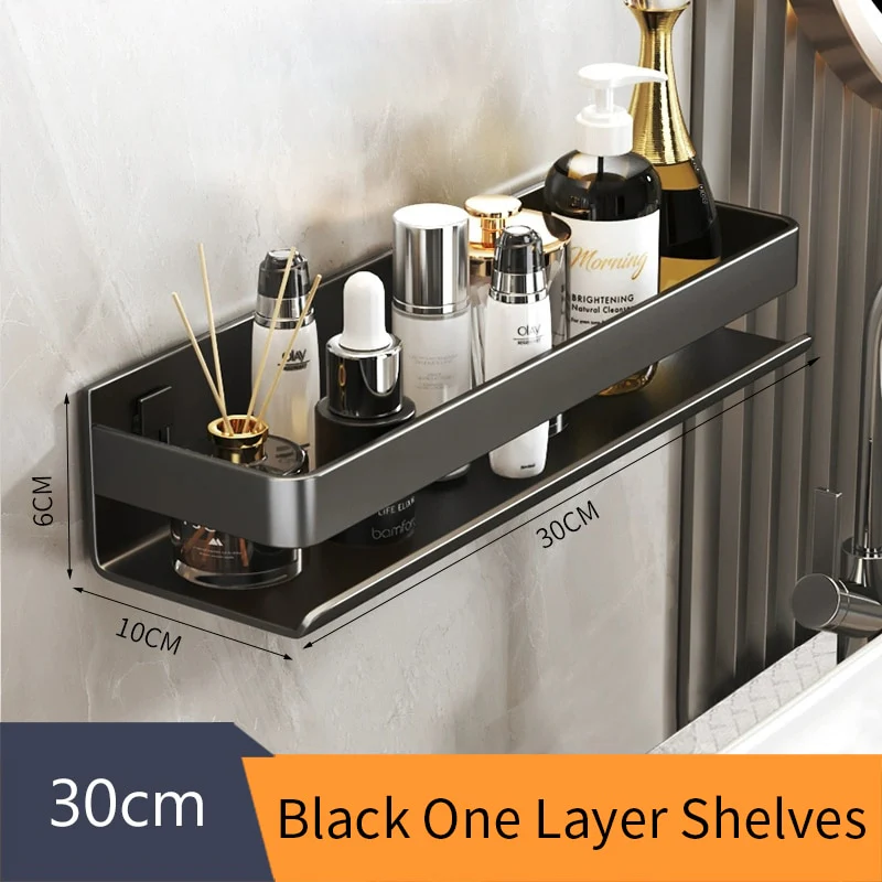 No-Drill Organizing Shelf Rack - Image 12