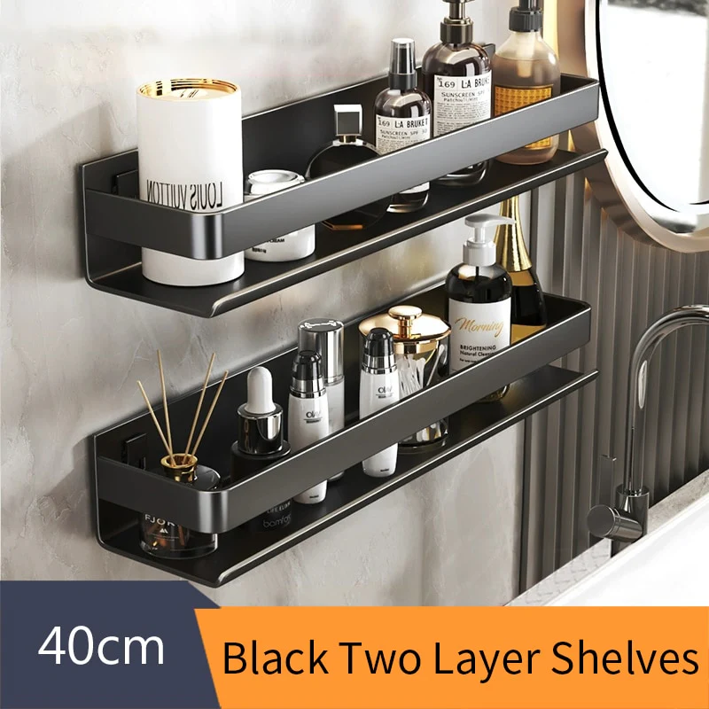 No-Drill Organizing Shelf Rack - Image 14