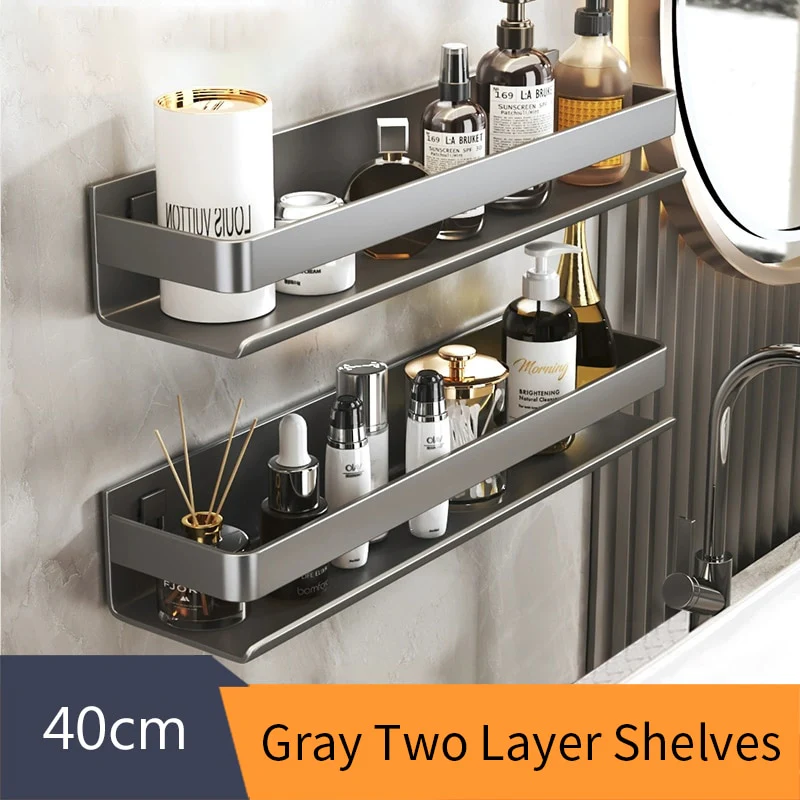 No-Drill Organizing Shelf Rack - Image 15
