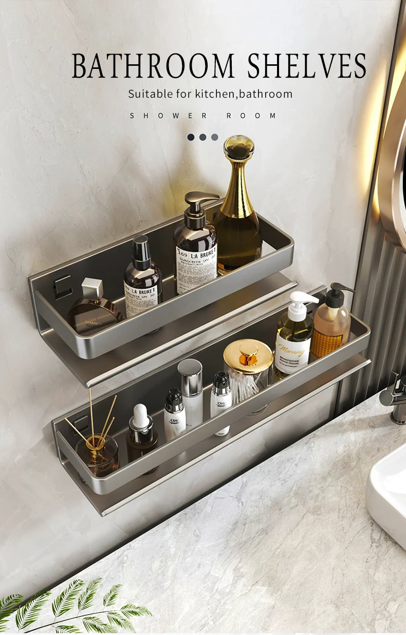 No-Drill Organizing Shelf Rack - Image 20
