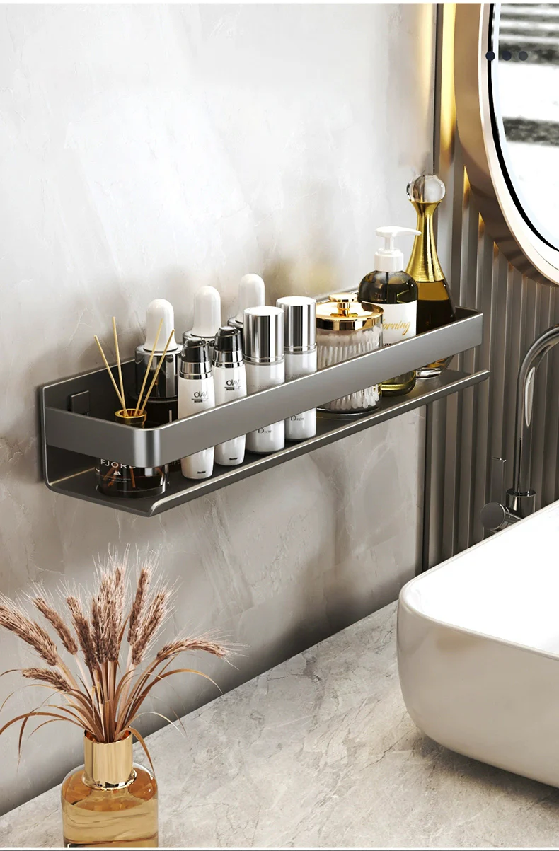 No-Drill Organizing Shelf Rack - Image 23