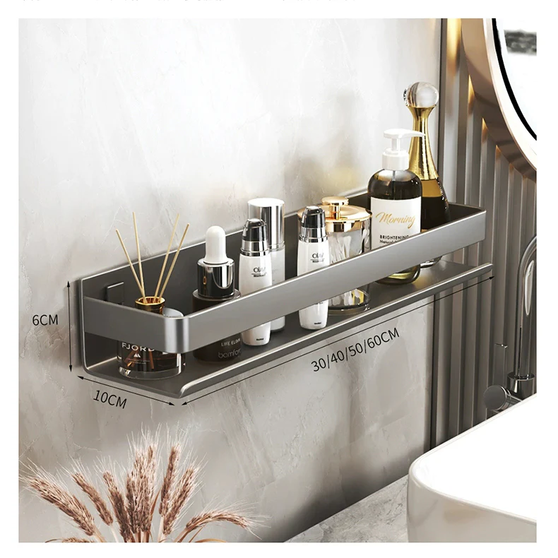 No-Drill Organizing Shelf Rack - Image 28