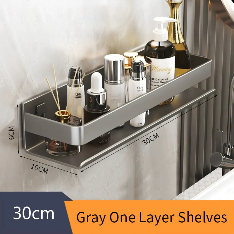 No-Drill Organizing Shelf Rack - Image 4