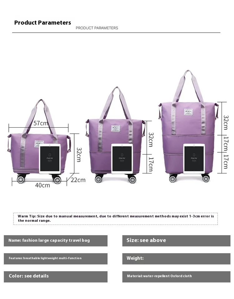 NomadTrek Foldable Rolling Bag - Image 15
