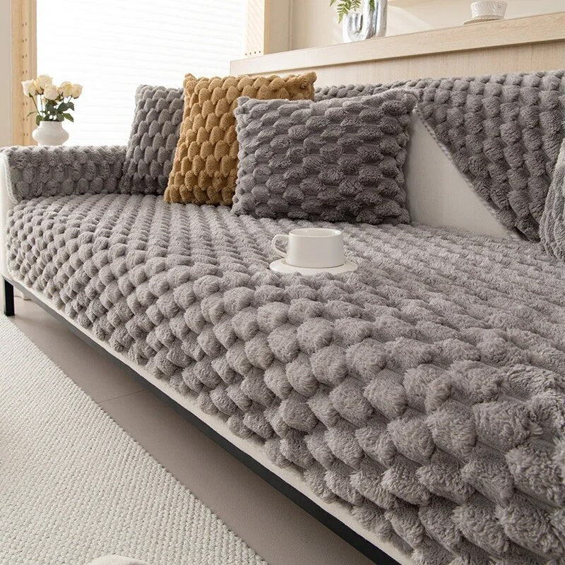 Non-slip Plush Sofa Cover - Image 10