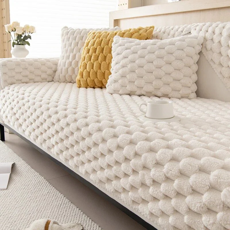 Non-slip Plush Sofa Cover - Image 8