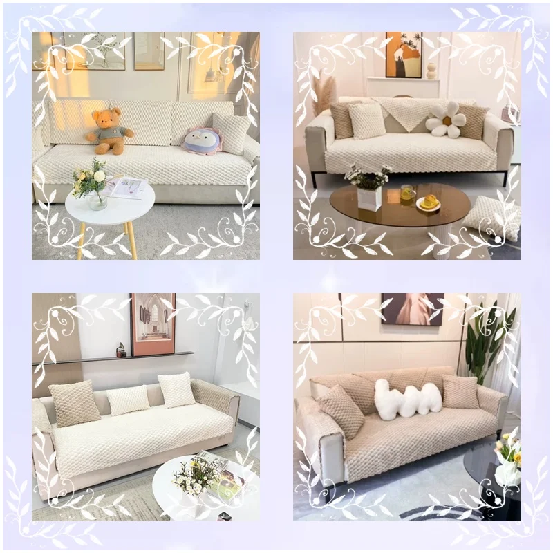 Non-Slip Plush Sofa Cover - Image 10