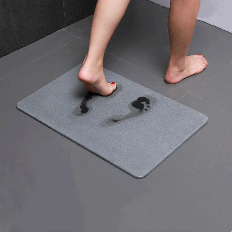 Non-slip Quick-drying Diatomite Bath Mat - Image 2