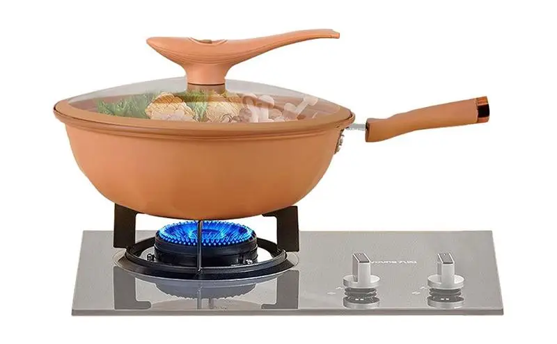 Non-Stick Clay Wok - Image 2