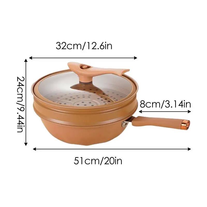 Non-Stick Clay Wok - Image 6