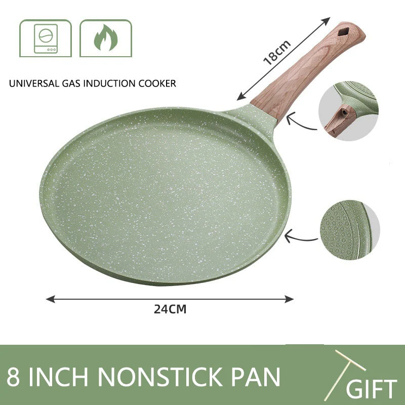 Non-Stick Stone Crepe Pancake Pan - Image 11
