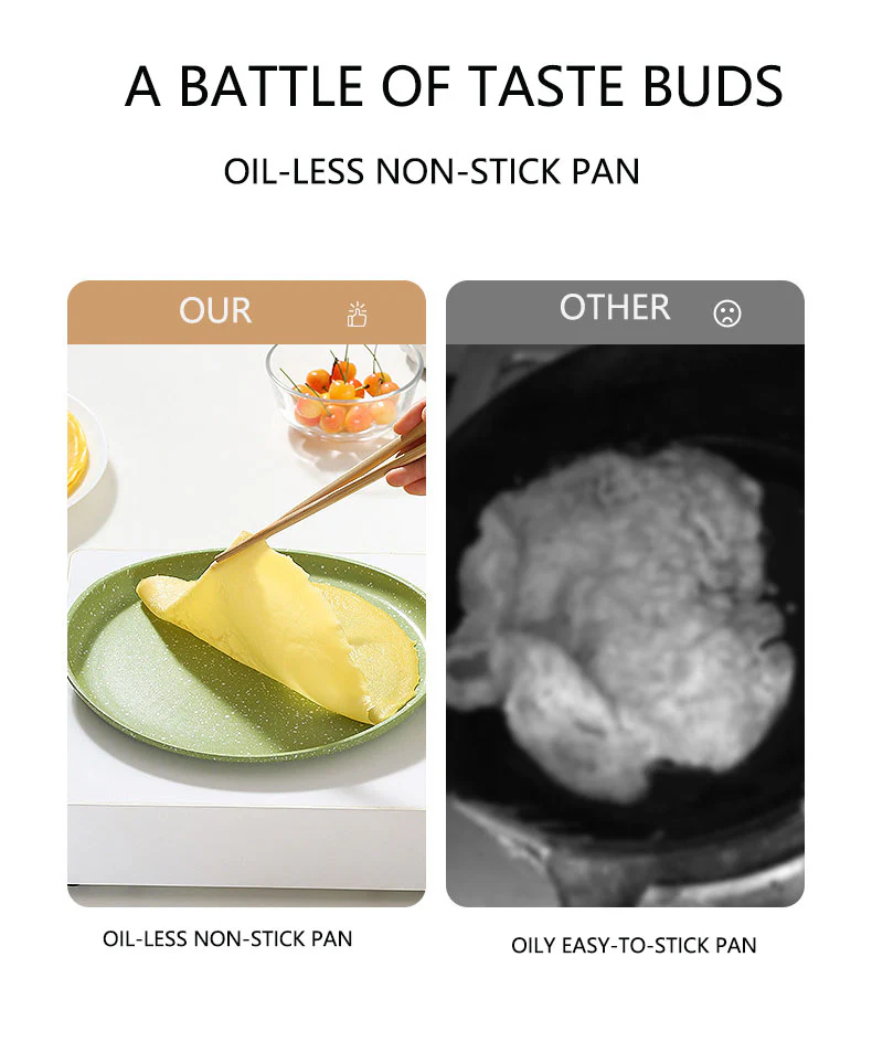 Non-Stick Stone Crepe Pancake Pan - Image 18