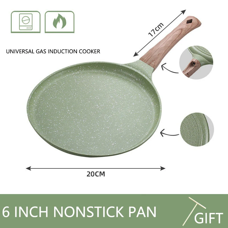 Non-Stick Stone Crepe Pancake Pan - Image 6