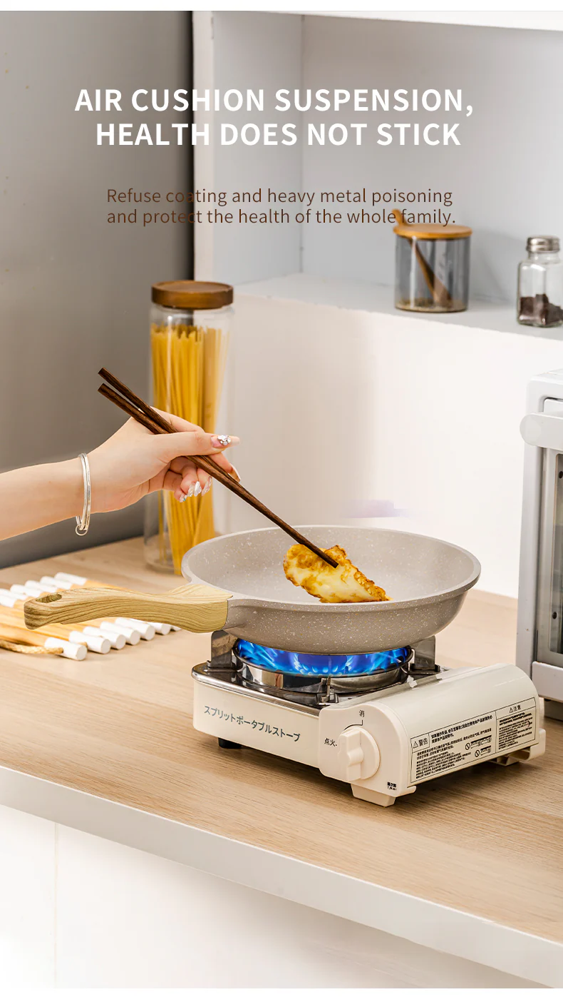 Non-Stick Stone Frying Pan Wok - Image 13