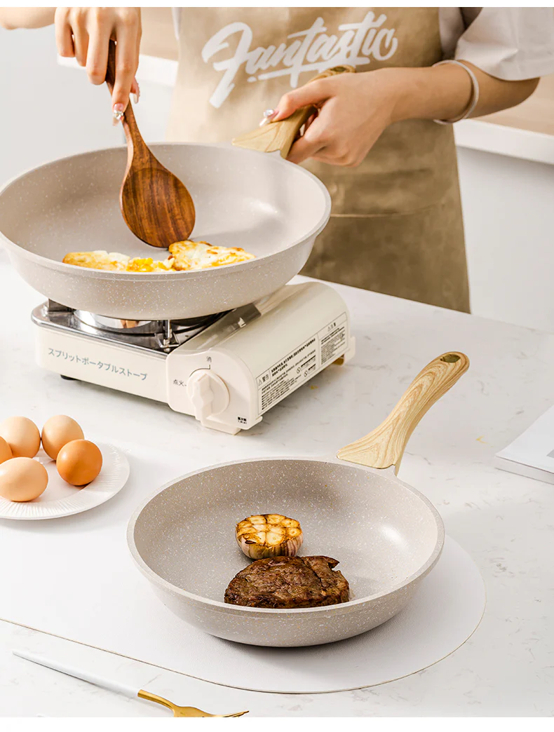 Non-Stick Stone Frying Pan Wok - Image 14