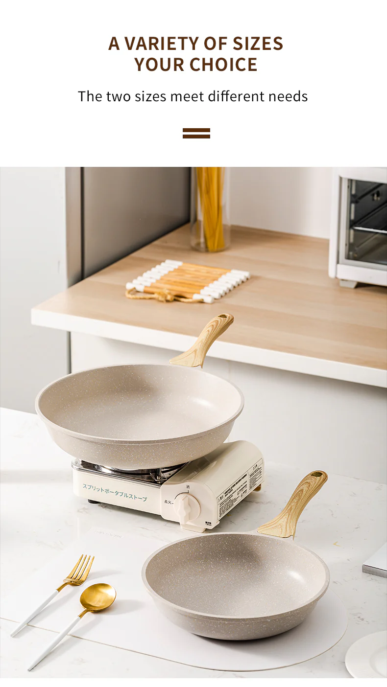Non-Stick Stone Frying Pan Wok - Image 18
