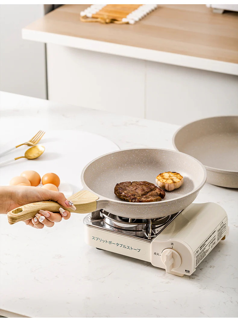 Non-Stick Stone Frying Pan Wok - Image 20