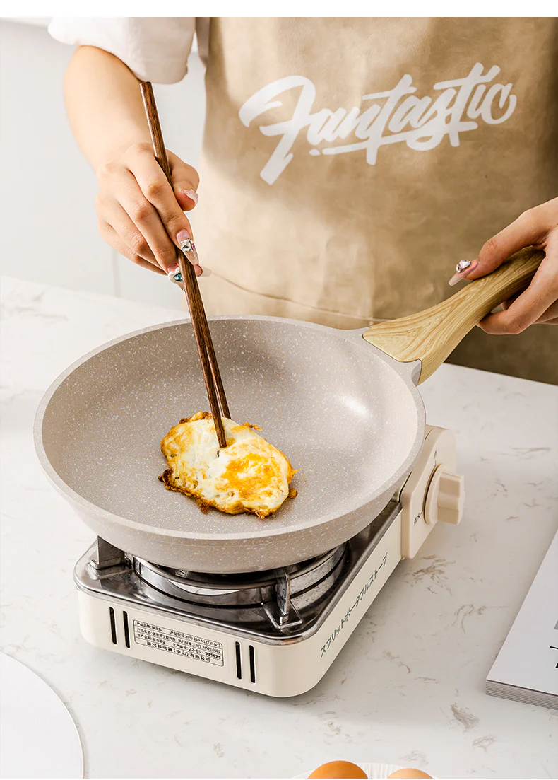 Non-Stick Stone Frying Pan Wok - Image 21