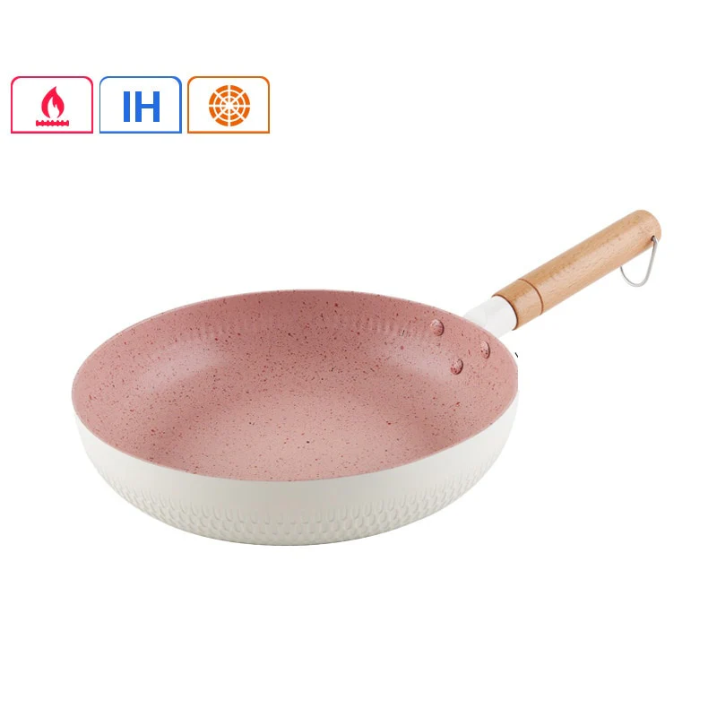 Non-Stick Stone Frying Pan Wok - Image 4