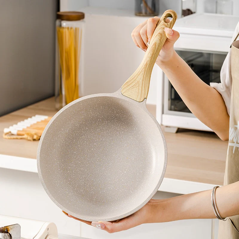 Non-Stick Stone Frying Pan Wok - Image 6