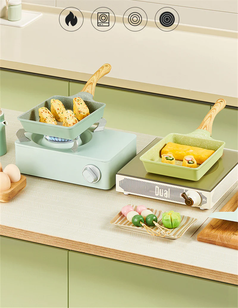 Non-Stick Wave Tamagoyaki Frying Pan - Image 14
