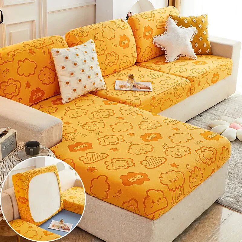 One Size Elastic Sofa Cover - Image 9
