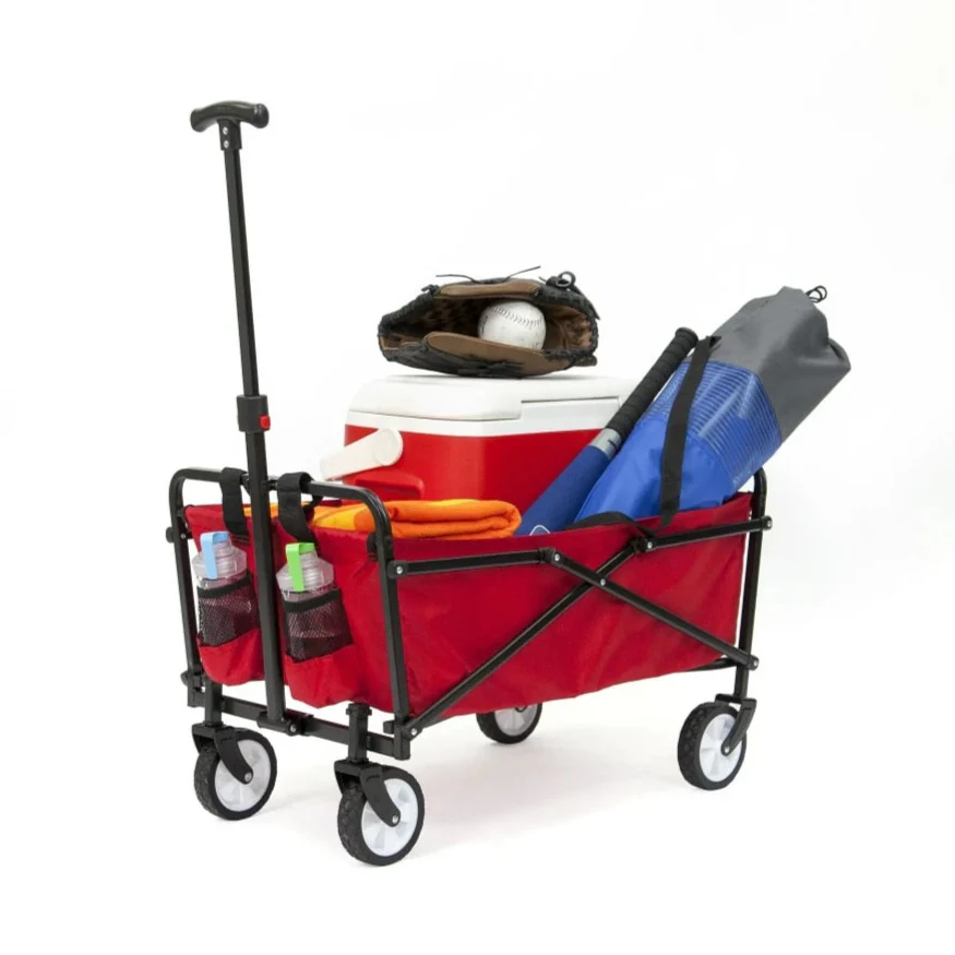 (Only Ship USA) Compact Outdoor Folding Wagon - Image 3