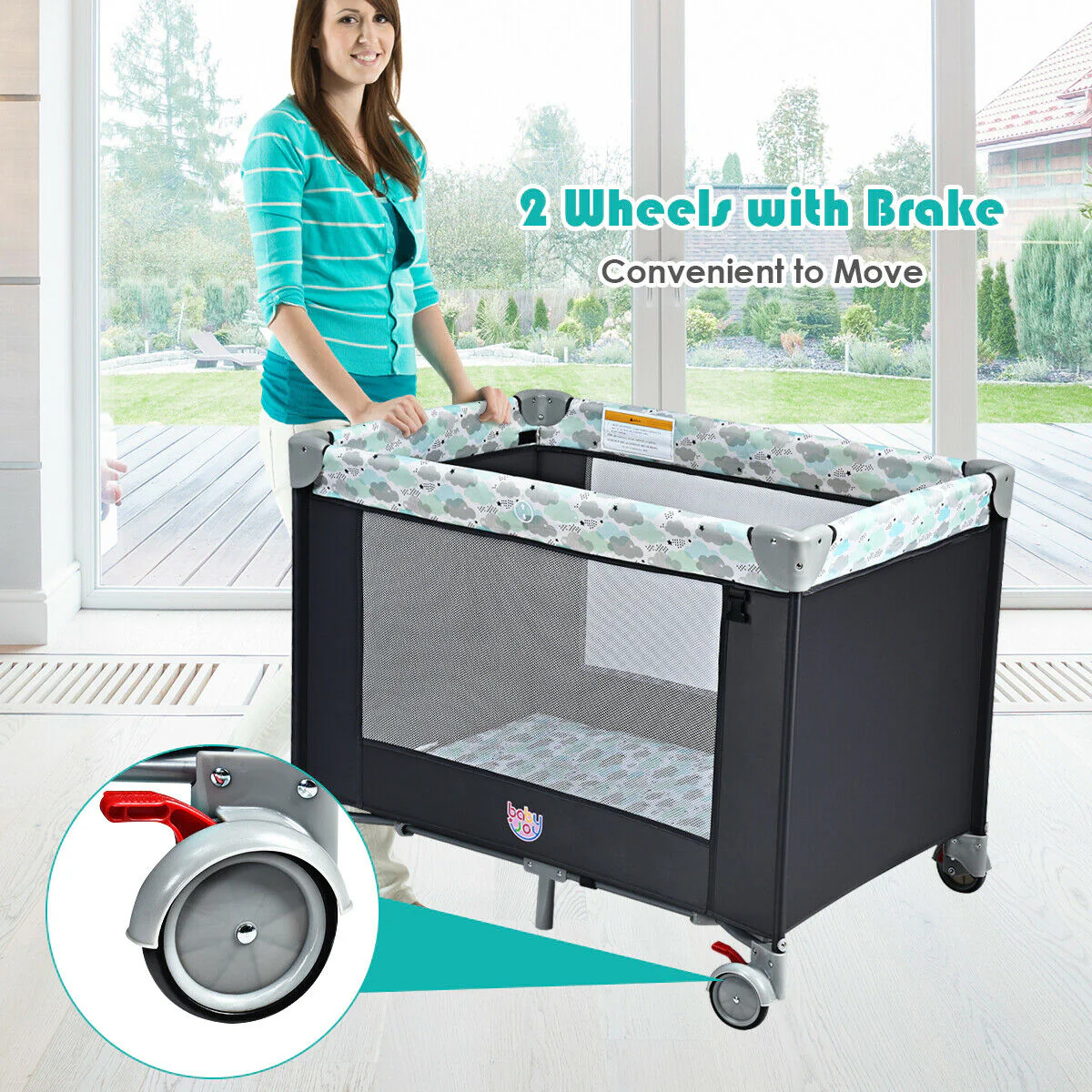 Portable Baby Crib - Image 11