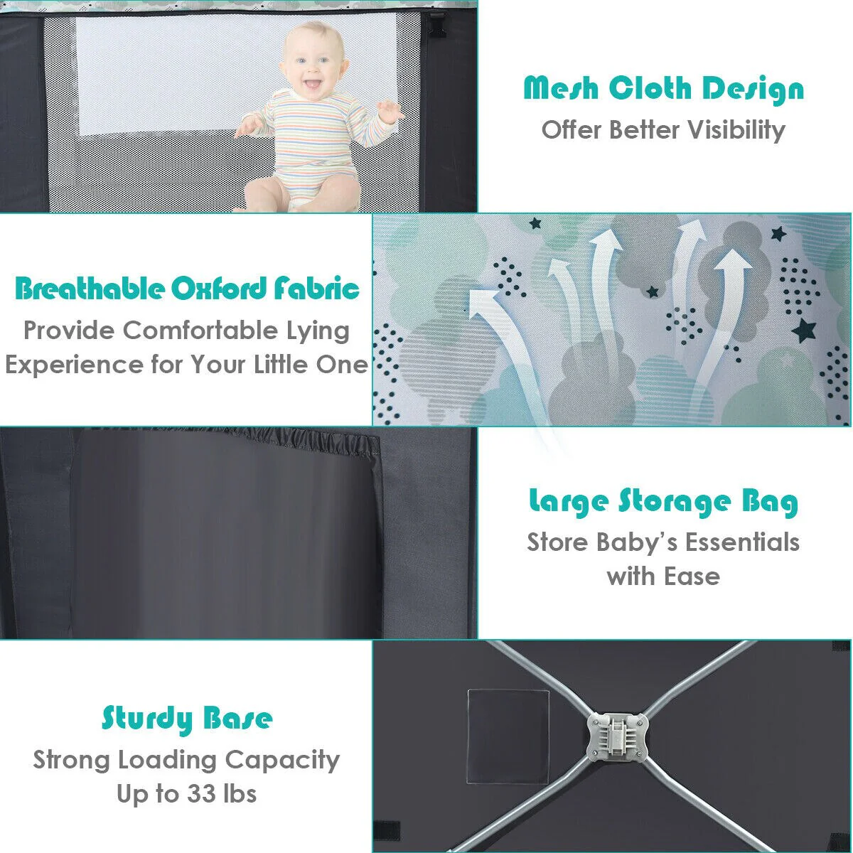 Portable Baby Crib - Image 5