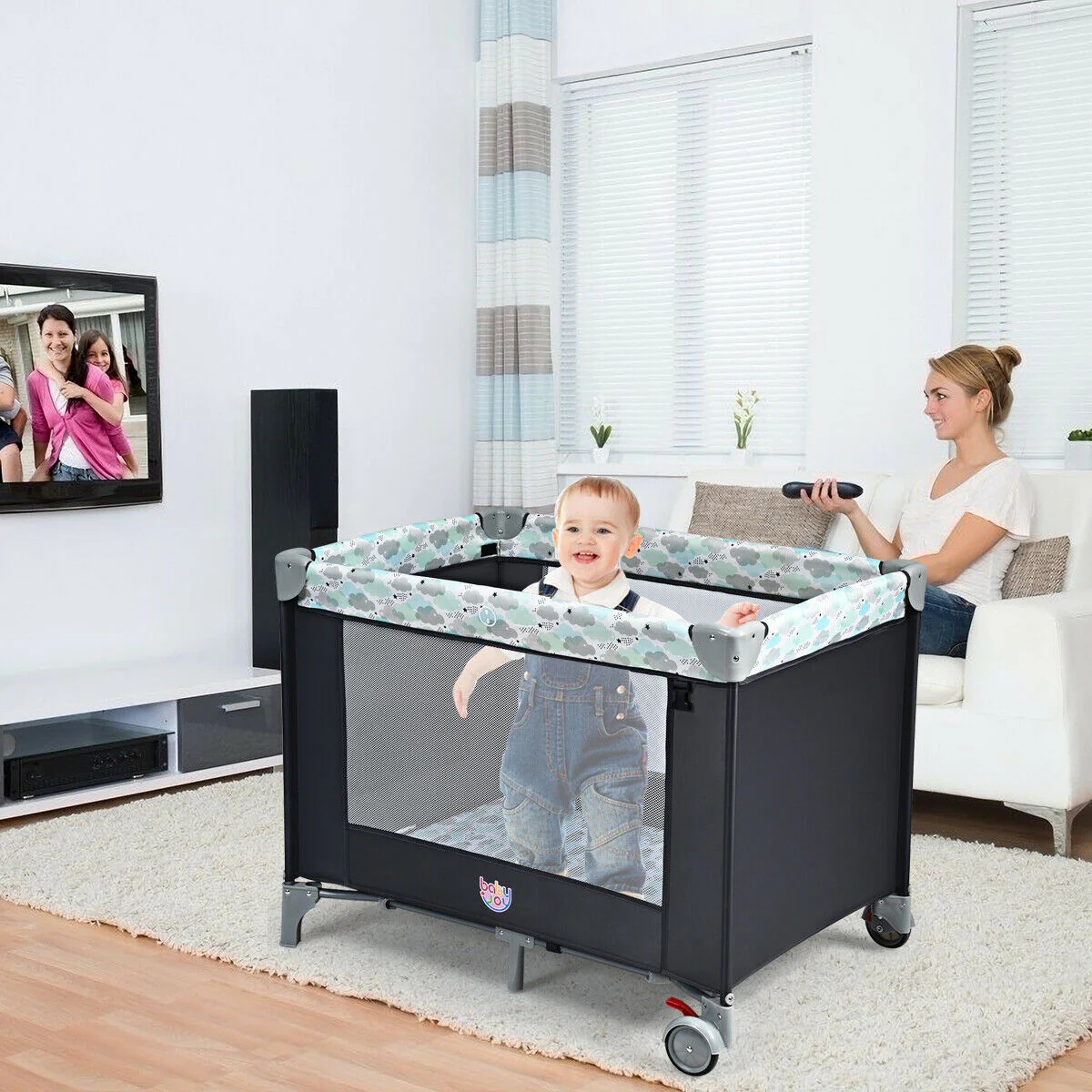 Portable Baby Crib - Image 7