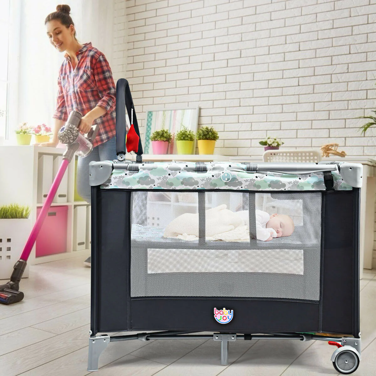 Portable Baby Crib - Image 9