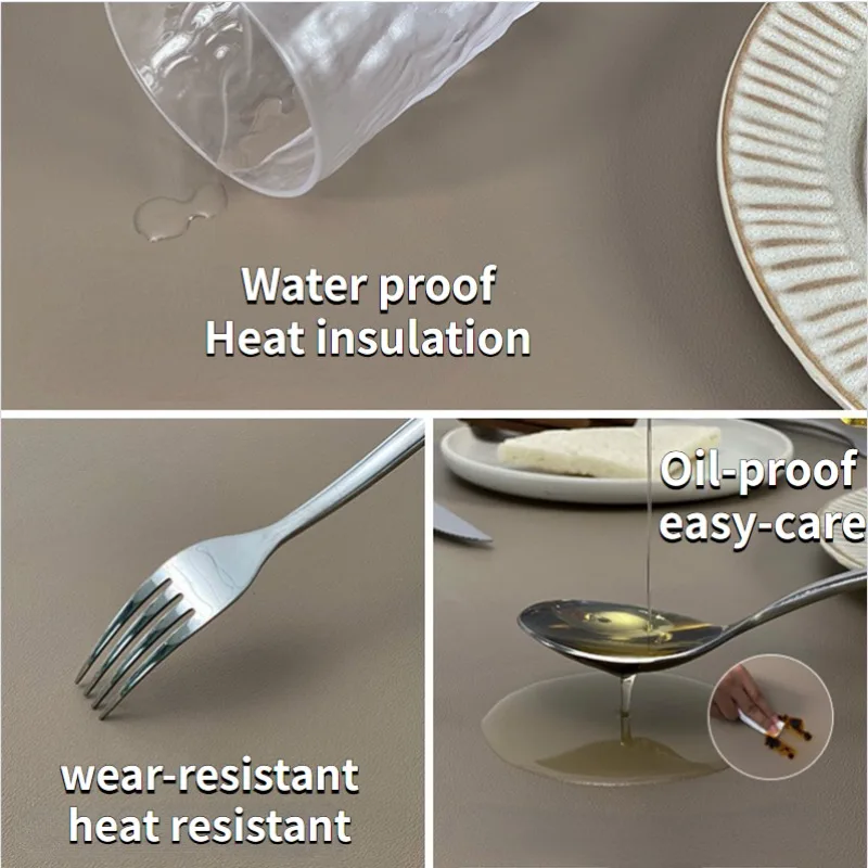 Opulent Shield: Waterproof PVC Dining Table Mats - Image 6