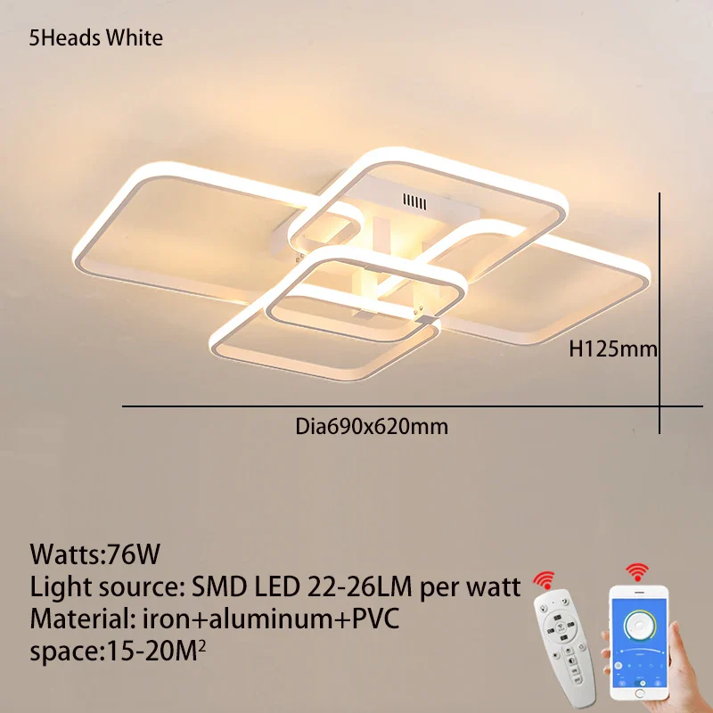 Opulentis Modern Led Chandelier - Image 18