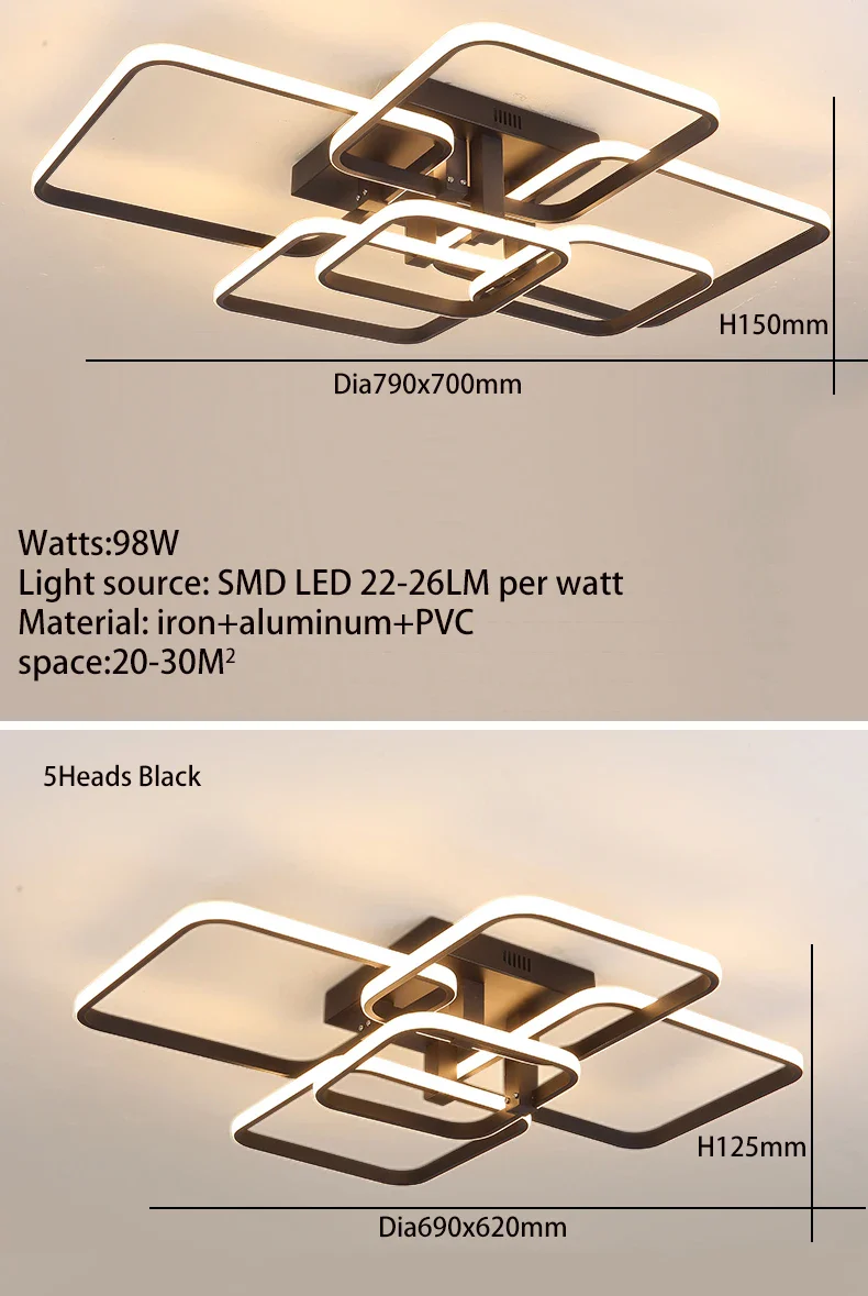 Opulentis Modern Led Chandelier - Image 8