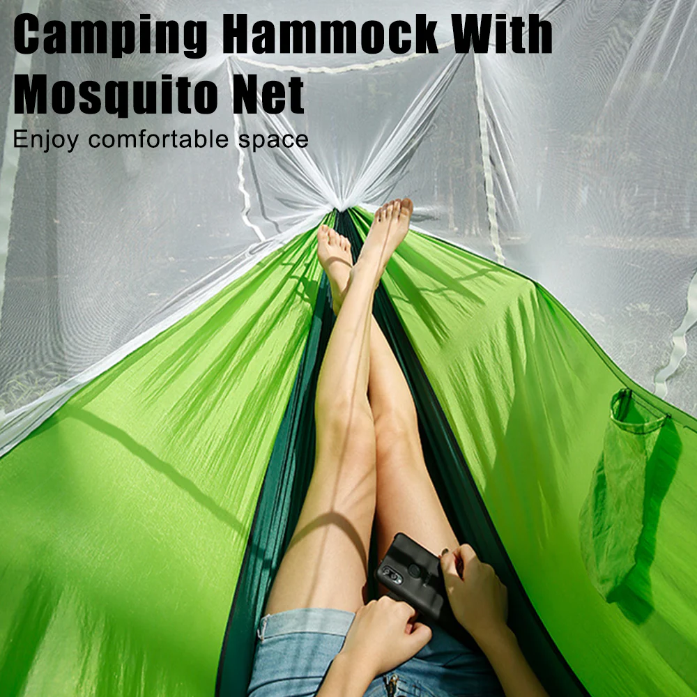 Outdoor Camping Hammock - Image 11