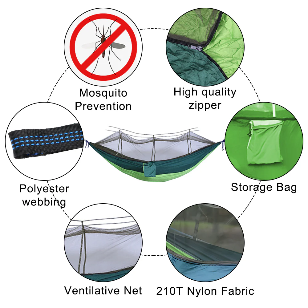 Outdoor Camping Hammock - Image 13