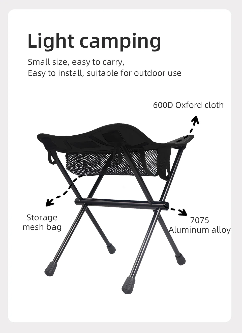 Outdoor Portable Folding Stool - Image 11