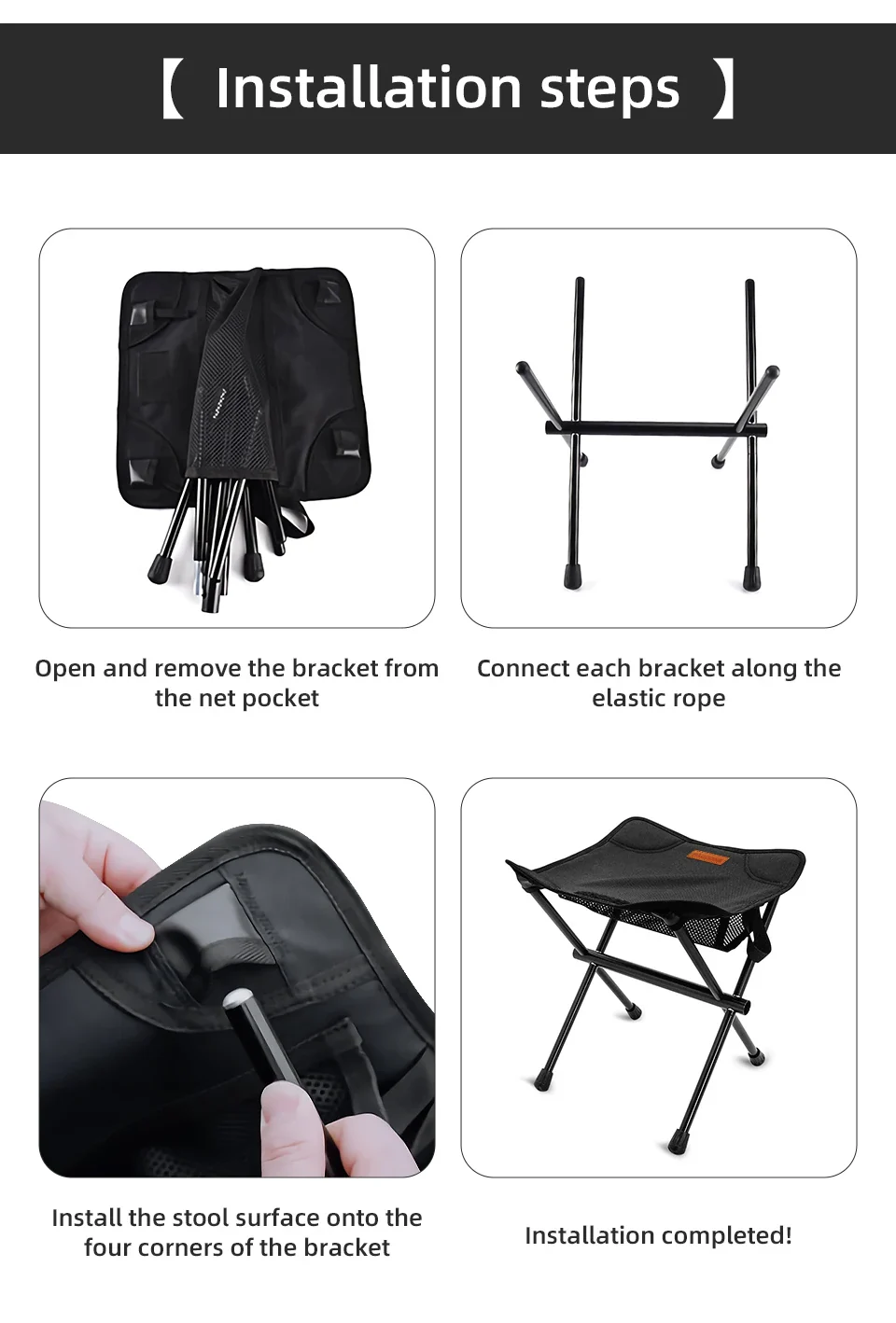 Outdoor Portable Folding Stool - Image 17
