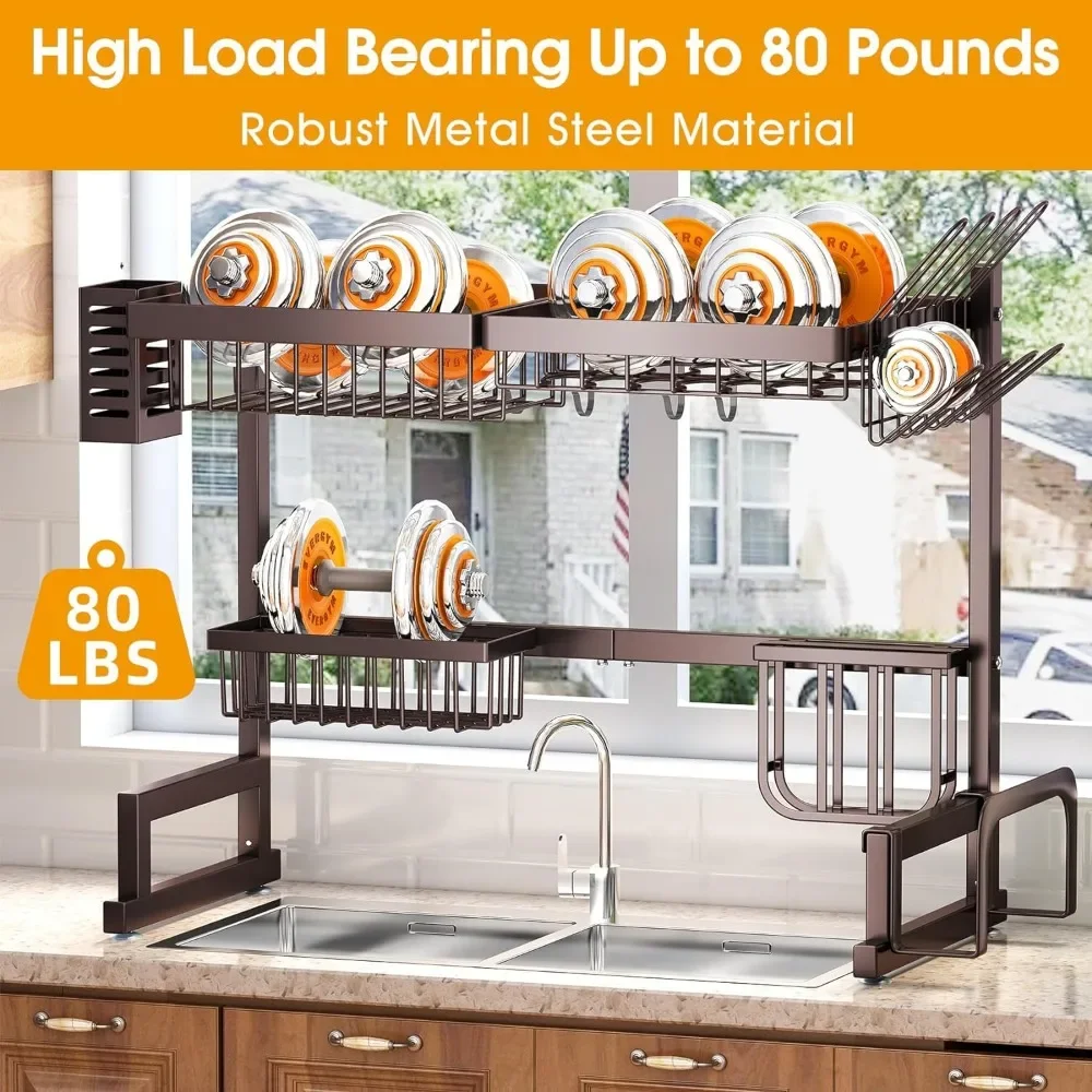 Over The Sink Dish Rack - Image 11