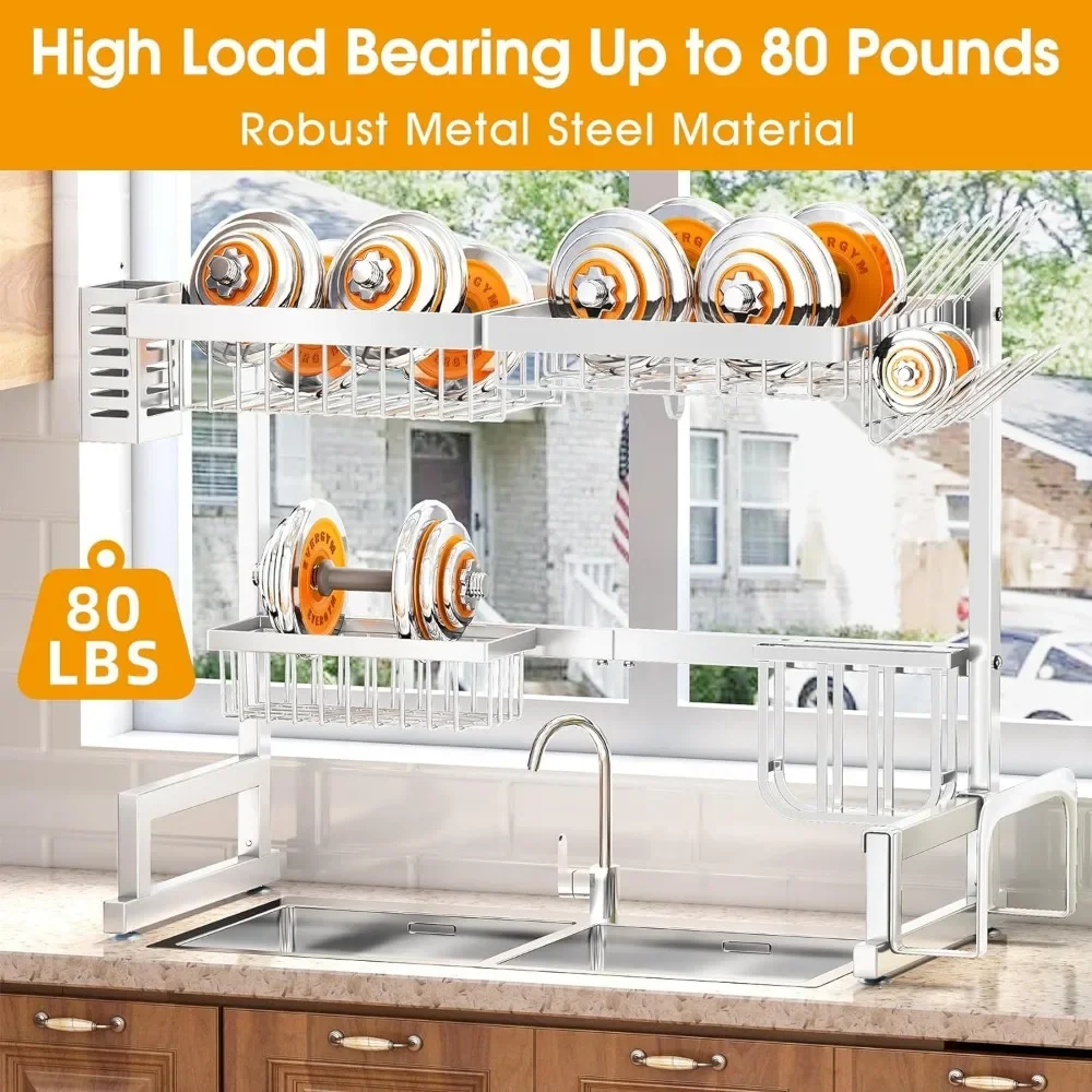 Over The Sink Dish Rack - Image 13