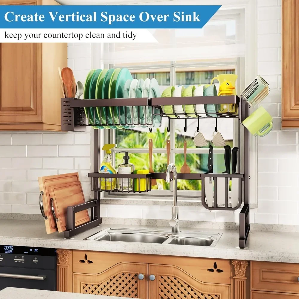 Over The Sink Dish Rack - Image 19