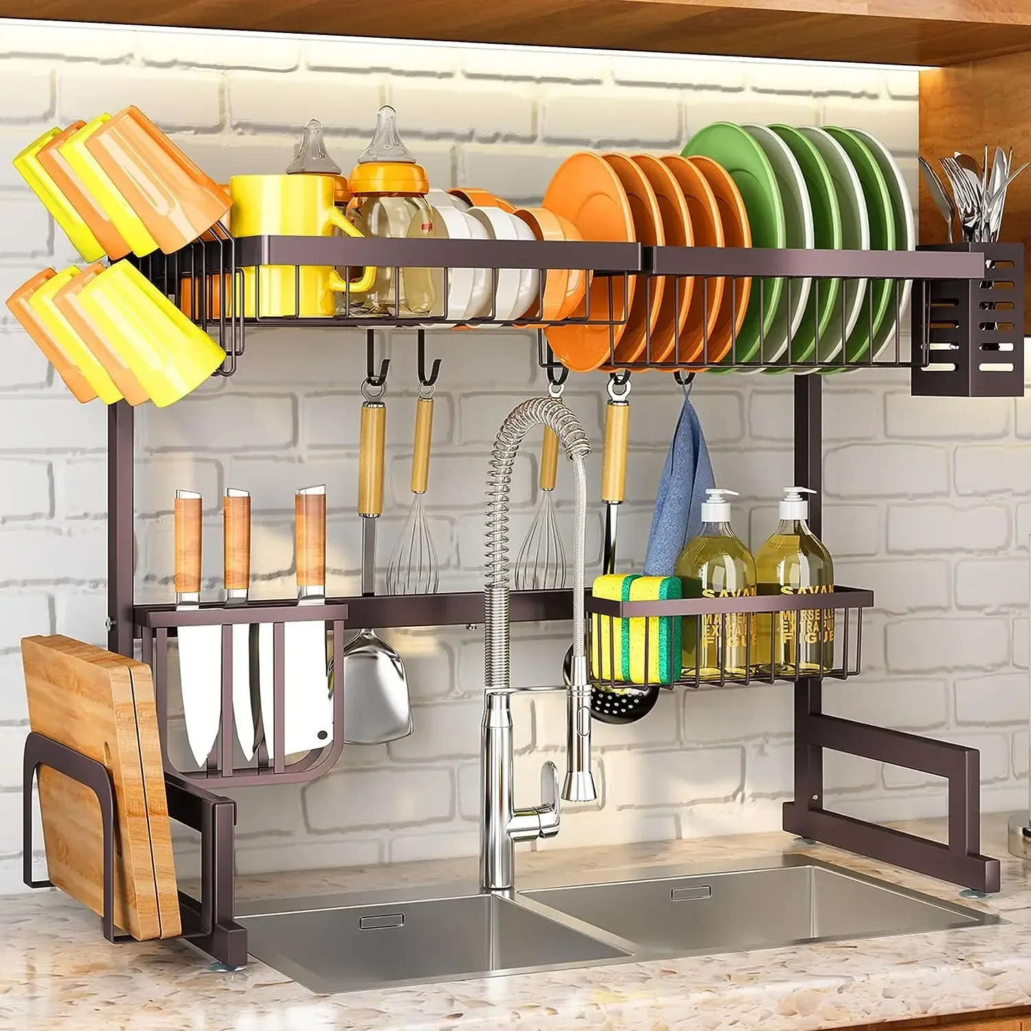 Over The Sink Dish Rack - Image 7