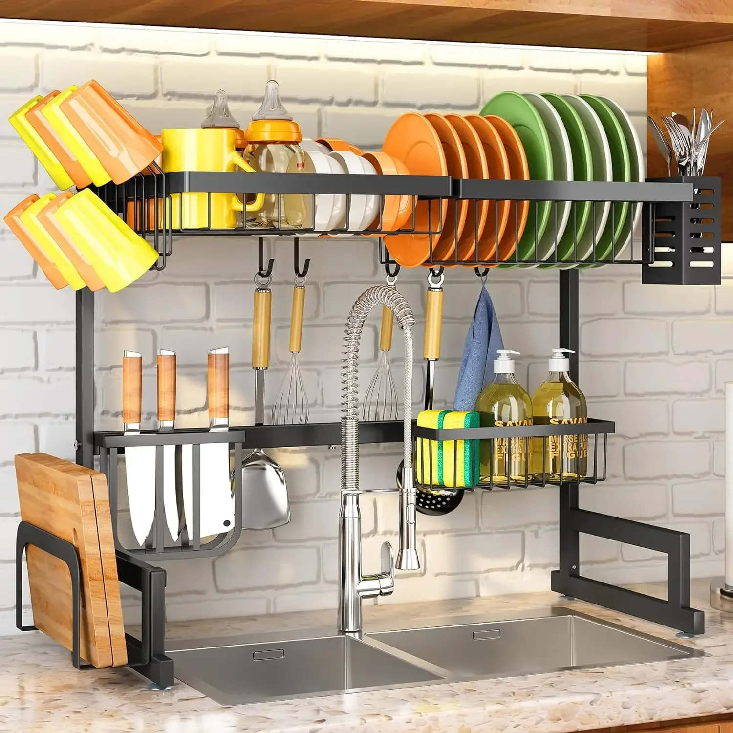 Over The Sink Dish Rack - Image 9