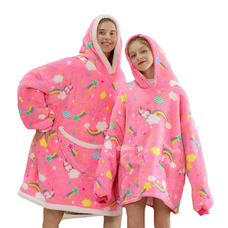 Oversize Warm Hoodie for Kid and Adult - Image 4