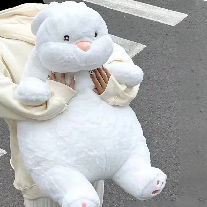 Oversized Soft White Rabbit Plush Doll - Image 5