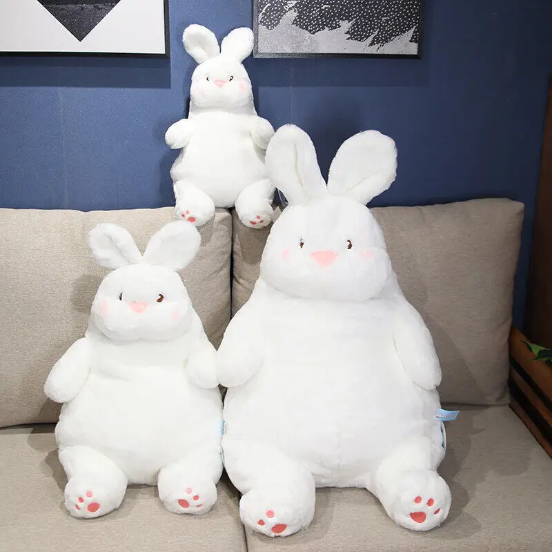 Oversized Soft White Rabbit Plush Doll - Image 6